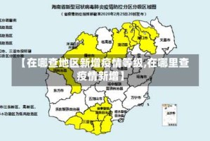 【在哪查地区新增疫情等级,在哪里查疫情新增】