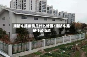 康桥东路疫情是什么地区/康桥东路是什么街道