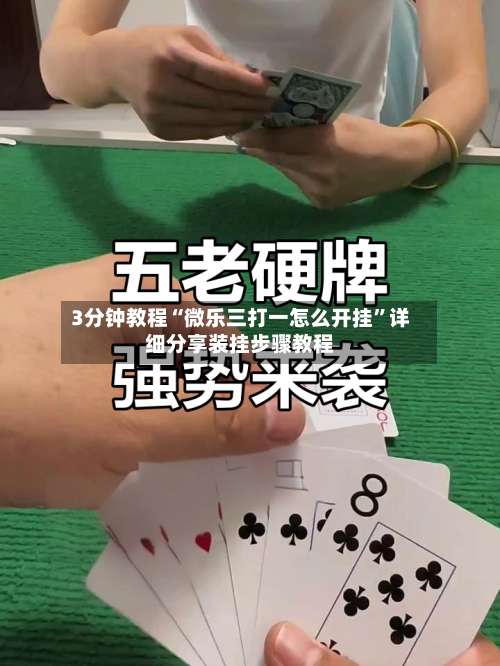 3分钟教程“微乐三打一怎么开挂”详细分享装挂步骤教程-第1张图片