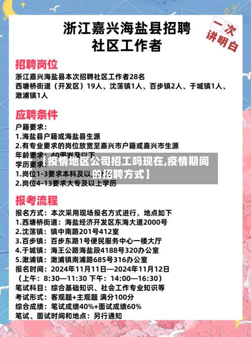 【疫情地区公司招工吗现在,疫情期间的招聘方式】-第1张图片