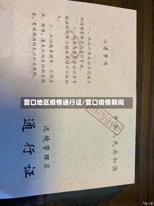 营口地区疫情通行证/营口疫情期间-第2张图片