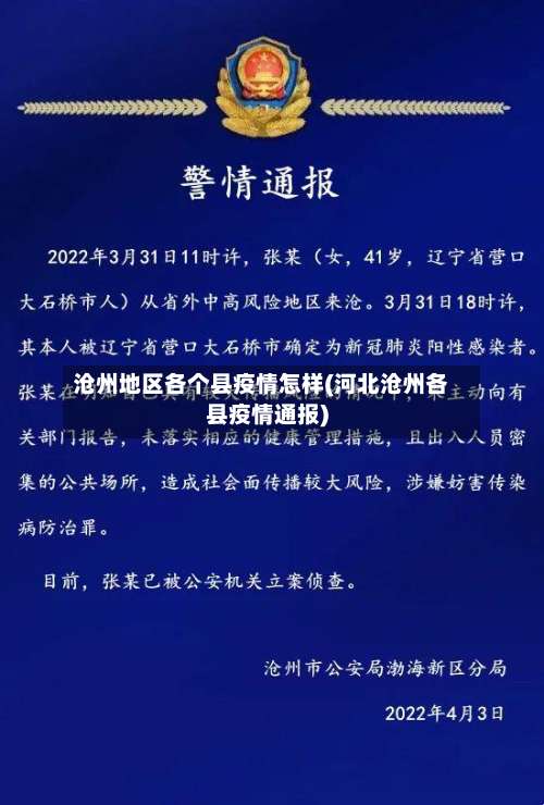 沧州地区各个县疫情怎样(河北沧州各县疫情通报)-第3张图片