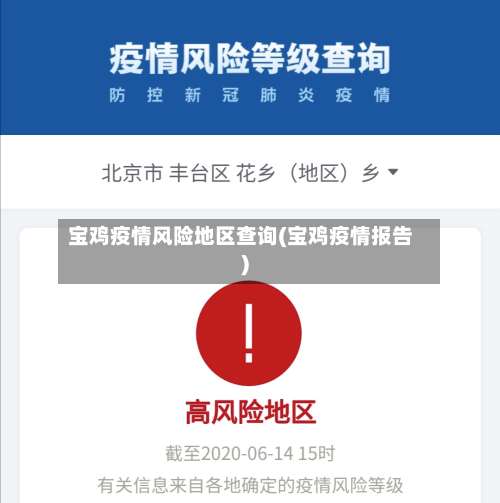 宝鸡疫情风险地区查询(宝鸡疫情报告)-第2张图片